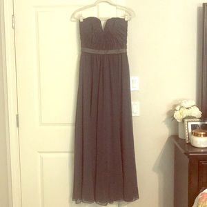 Grey Bridesmaid Dress